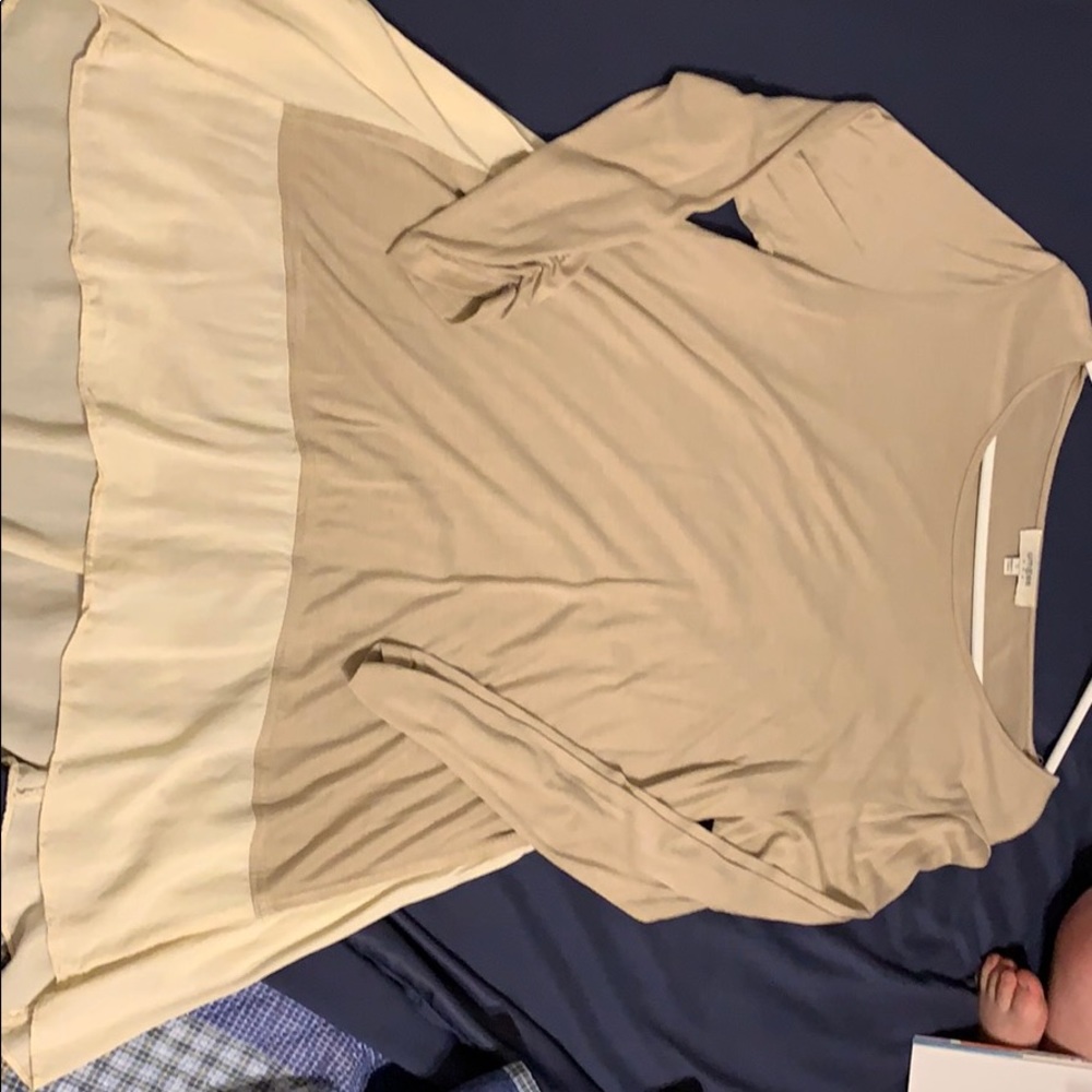 Umgee tan Tunic top